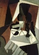 Juan Gris Strawberry Jam painting